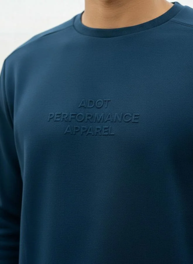 Splash Active Men Performance Embossed Sweatshirt